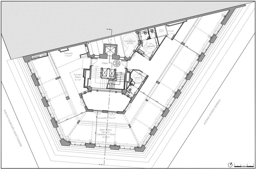 Bureau Paris 3305m² Location bureau Paris OLBUR2310558 9